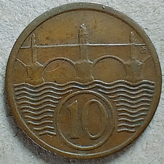 Mince - Československo - 10 Haléřů - 1931 (III.)
