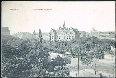 Pohlednice - Okres Brno město - Brno - Moravské náměstí (dříve Lažanského) - CP