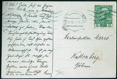 Pohlednice - Okres Brno město - Brno - Moravské náměstí (dříve Lažanského) - CP - Obrázek 2