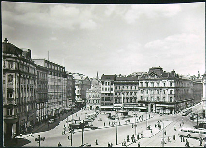 Pohlednice - Okres Brno město - Brno - Náměstí Svobody - Černobílá