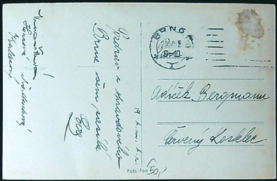 Pohlednice - Okres Brno město - Brno - Zelený trh - Černobílá - Obrázek 2