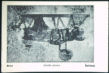 Pohlednice - Okres Brno město - Špilberk - Mučidla zločinců - Dopisnice