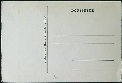 Pohlednice - Okres Brno město - Špilberk - Podzemní chodba s padacími dveřmi - Dopisnice - Obrázek 2