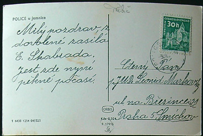 Pohlednice - Okres Třebíč - Police u Jemnice - CP - Obrázek 2