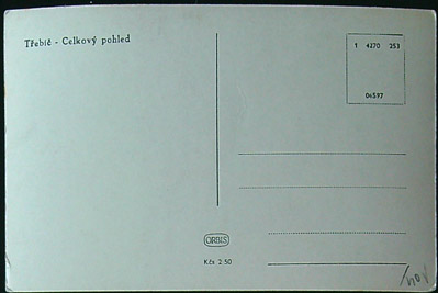 Pohlednice - Okres Třebíč - Třebíč - Celkový pohled - Obrázek 2