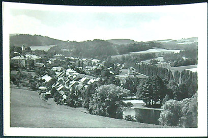 Pohlednice - Okres Ústí nad Orlicí - Jablonné nad Orlicí - Celkový pohled - Černobílá