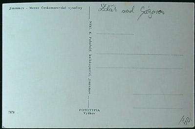 Pohlednice - Okres Žďár nad Sázavou - Jimramov - Meran Českomoravské vysočiny - Obrázek 2