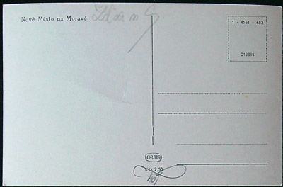 Pohlednice - Okres Žďár nad Sázavou - Nové Město na Moravě - Celkový pohled - Černobílá - Obrázek 2