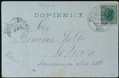 Pohlednice - Okres Žďár nad Sázavou - Nové Město na Moravě - Dopisnice - Obrázek 2