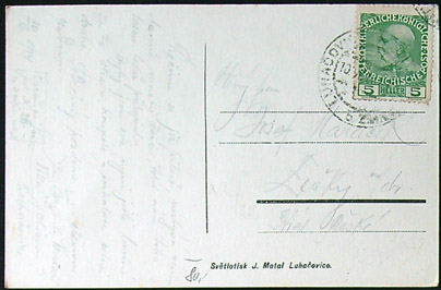 Pohlednice - Okres Zlín - Luhačovice - Obvod Lázeňský - CP - Obrázek 2