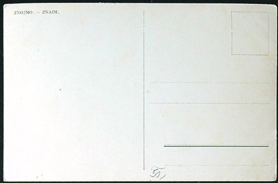 Pohlednice - Okres Znojmo - Znojmo - Celkový pohled - Černobílá - Obrázek 2