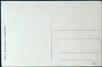 Pohlednice - Okres Blansko - Kunštát na Moravě - Celkový pohled - Černobílá - Obrázek 2