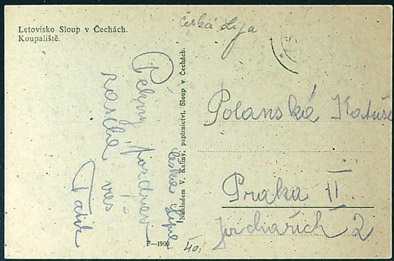 Pohlednice - Okres Česká Lípa - Sloup v Čechách - Letovisko - Koupaliště - Obrázek 2