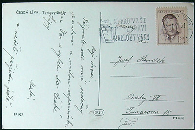 Pohlednice - Okres Česká Lípa - Česká Lípa - Tyršovy školy - Obrázek 2