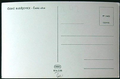 Pohlednice - Okres České Budějovice - Česká ulice - Obrázek 2