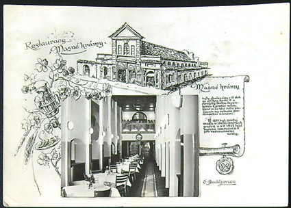 Pohlednice - Okres České Budějovice - České Budějovice - Masné krámy