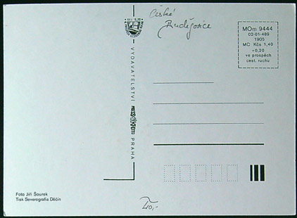 Pohlednice - Okres České Budějovice - Hluboká nad Vltavou - Lovecká chata - Okénková - Barevná - Obrázek 2