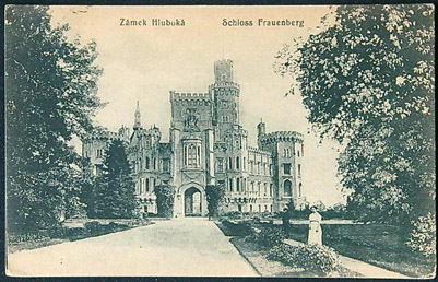 Pohlednice - Okres České Budějovice - Zámek Hluboká