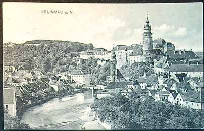 Pohlednice – Okres Český Krumlov - Český Krumlov - Celkový pohled