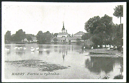 Pohlednice – Okres Havlíčkův Brod - Habry - Partie u rybníka