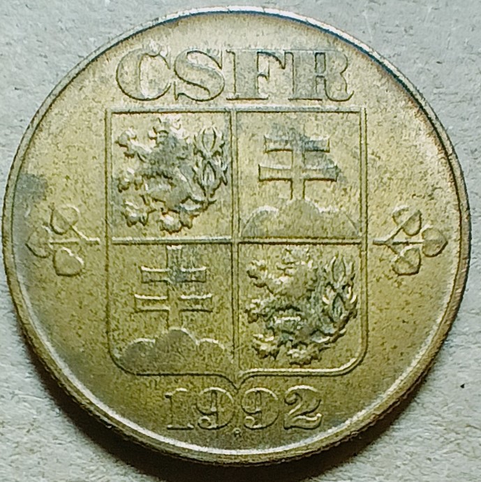 Mince - ČSFR - 1 Koruna - 1992 (III.) - Obrázek 2