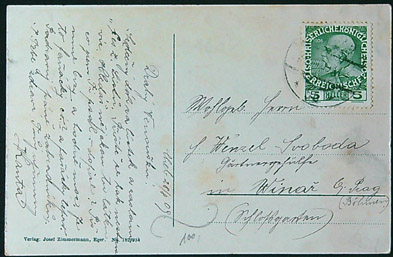 Pohlednice - Okres Cheb - Cheb - Kachní kámen - CP shora - Obrázek 2