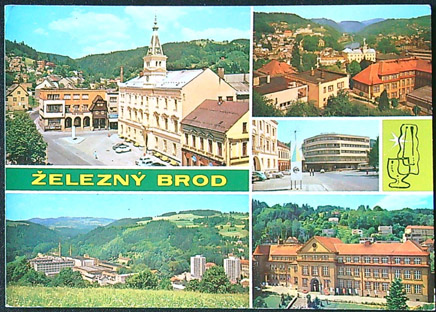Pohlednice - Okres Jablonec nad Nisou - Železný Brod - Okénková - VF