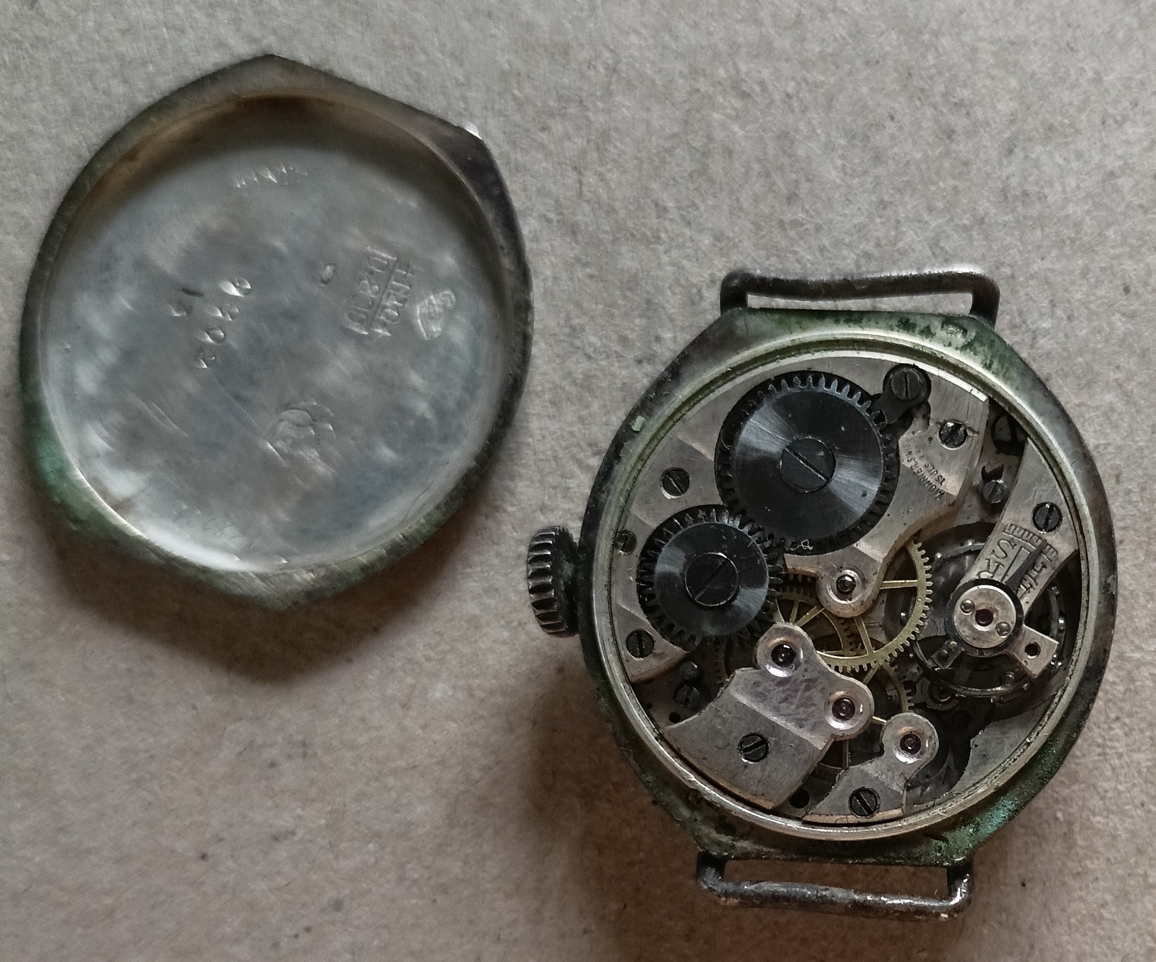 Hodinky - Hodinky náramkové - MONNIER - SWISS MADE - Stříbrné - Nefunkční - Obrázek 3