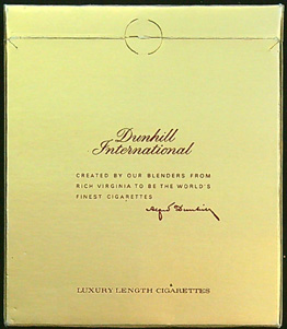 Krabičky od cigaret - DUNHILL - Červeno zlatá - Širší - Obrázek 2