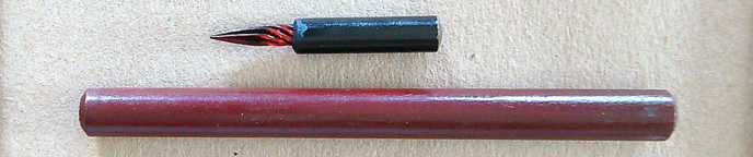 Psací potřeby - Plnící pero - Neznačkové - Namáčecí pero - Skleněný hrot - Obrázek 2