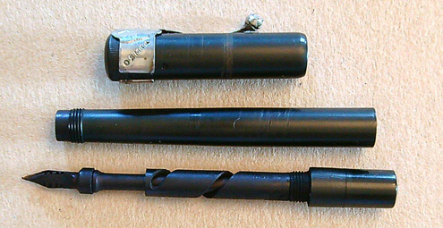 Psací potřeby - Plnící pero - OSMIA - SLON - ZLATÝ HROT WARANTED 14 CT (14 KARÁTU Ryzost 585) - Obrázek 5