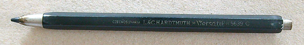 Psací potřeby - VERZATILKA - CZECHOSLOVAKIA - L. & C. HARDTMUTH "Versatil" 5639 C - Černá