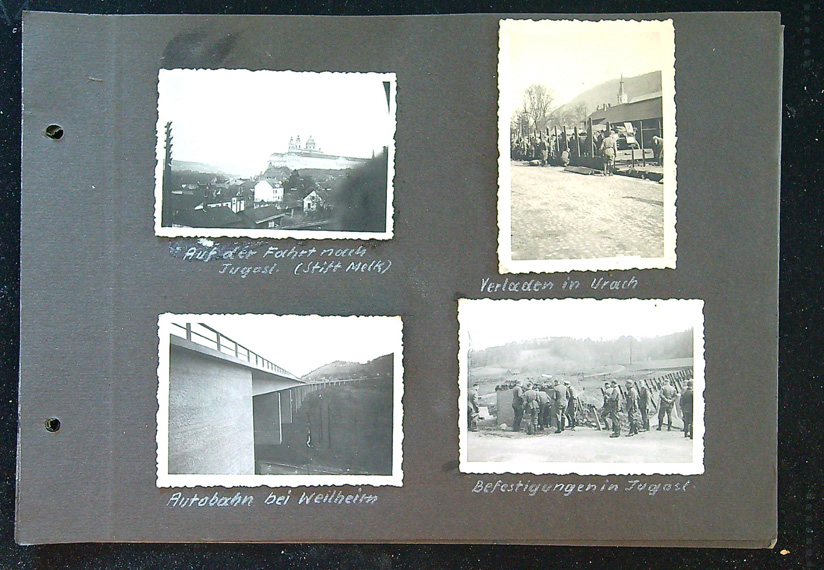 Fotografie ostatní - ALBUM + FOTOGRAFIE 135 Kusů - NĚM. ARMÁDA V JUGOSLÁVII (1940 - 1941) A6 - Obrázek 40