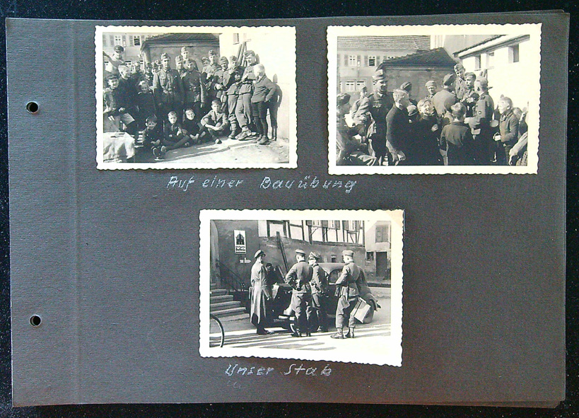 Fotografie ostatní - ALBUM + FOTOGRAFIE 135 Kusů - NĚM. ARMÁDA V JUGOSLÁVII (1940 - 1941) A6