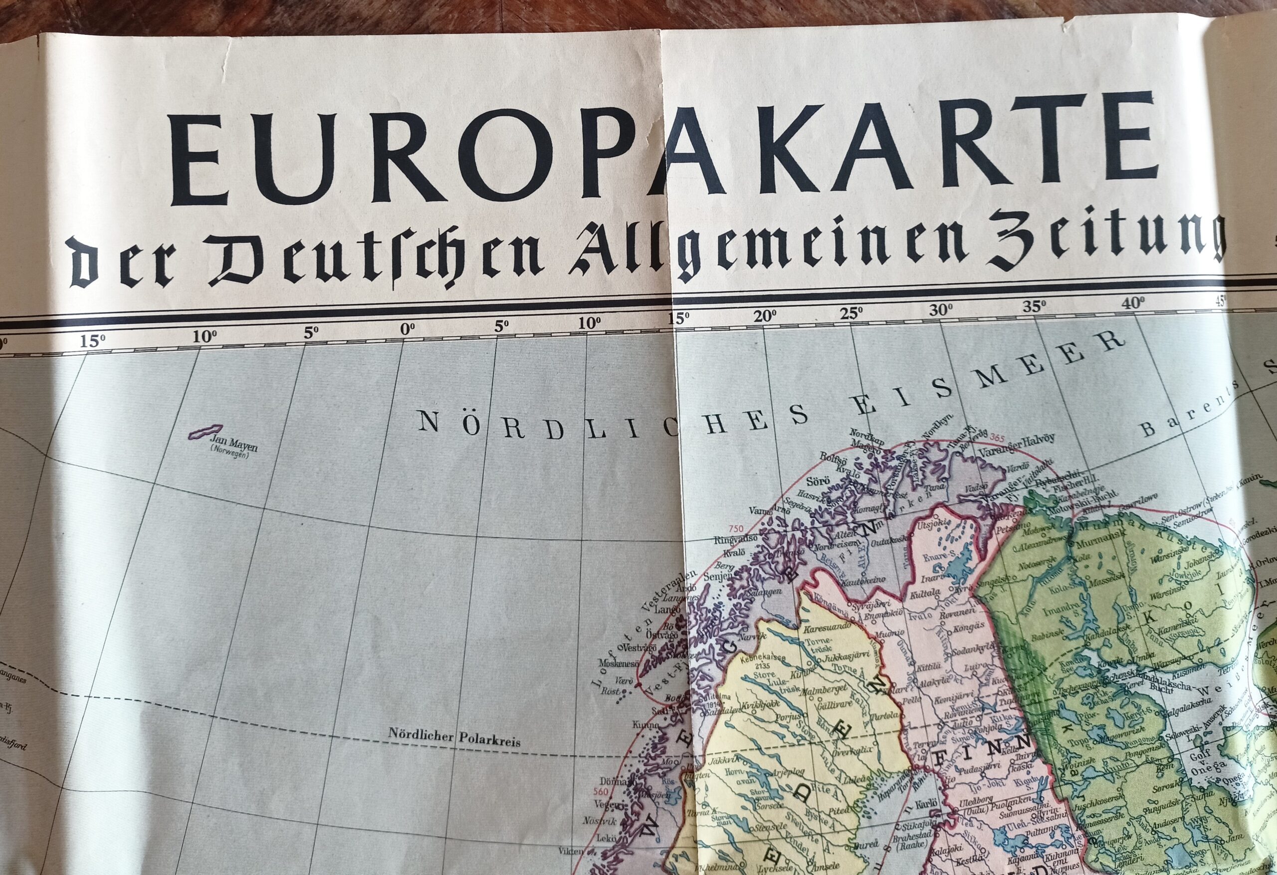 Mapa - EUROPA - KARTE - MAPA EVROPY r. 1940 - Obrázek 4