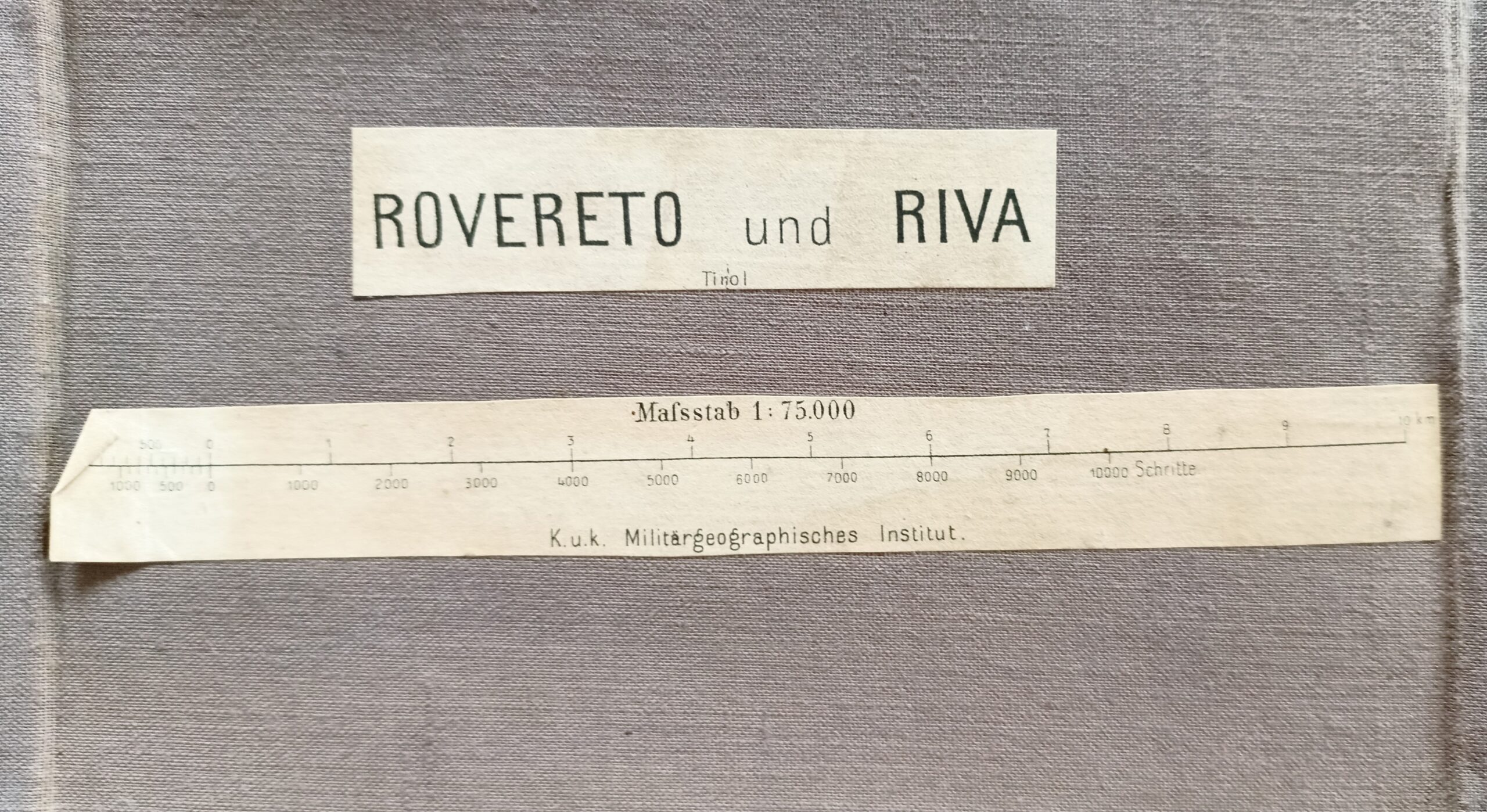 Voj. Mapa - ROVERETO und RIVA (Rovereto a Riva del Garda - Itálie) - Obrázek 2