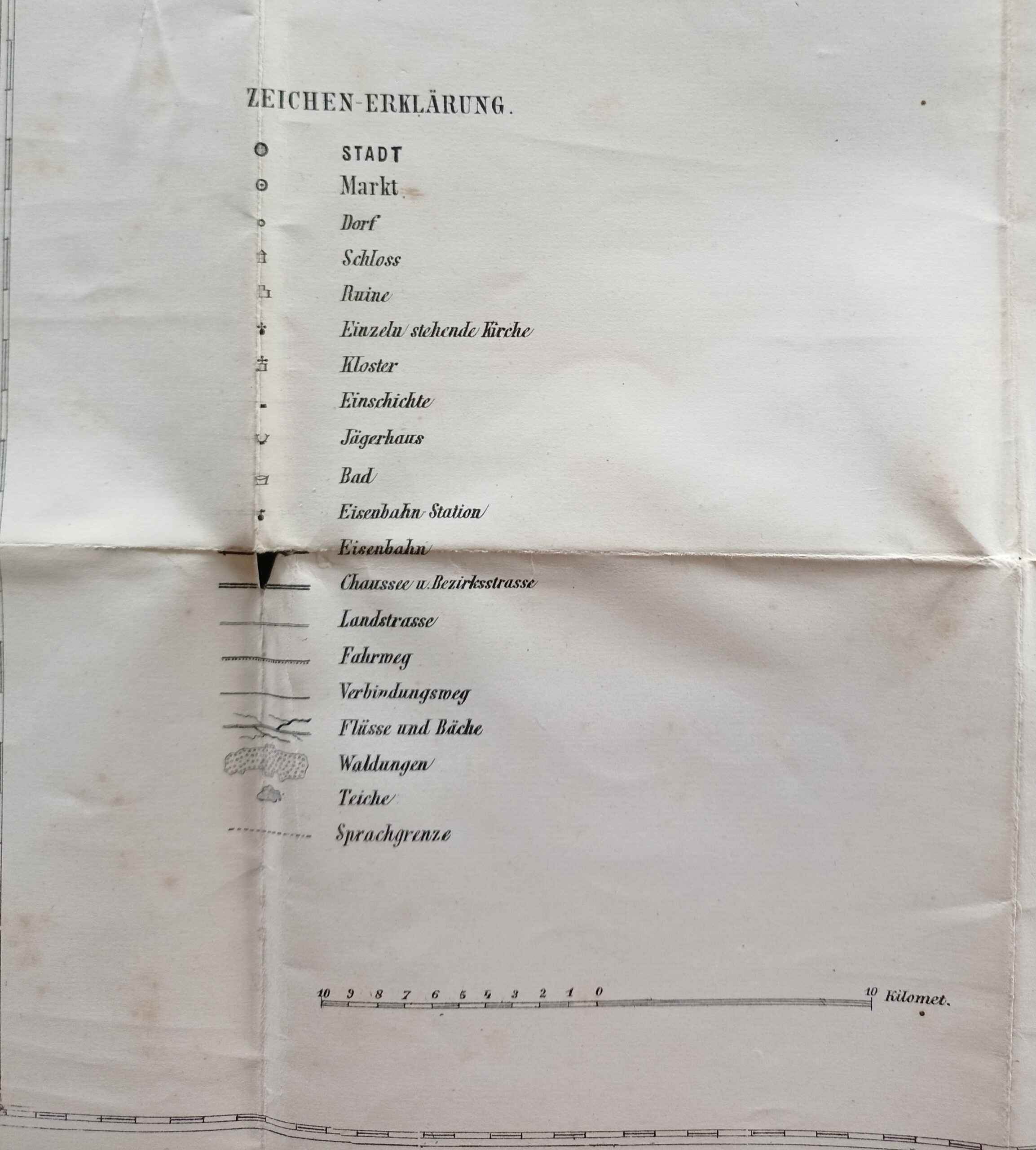Mapa - SÜDWESTLICHES BÖHMEN. = JIHOZÁPADNÍ ČECHY r. 1882 - Obrázek 6