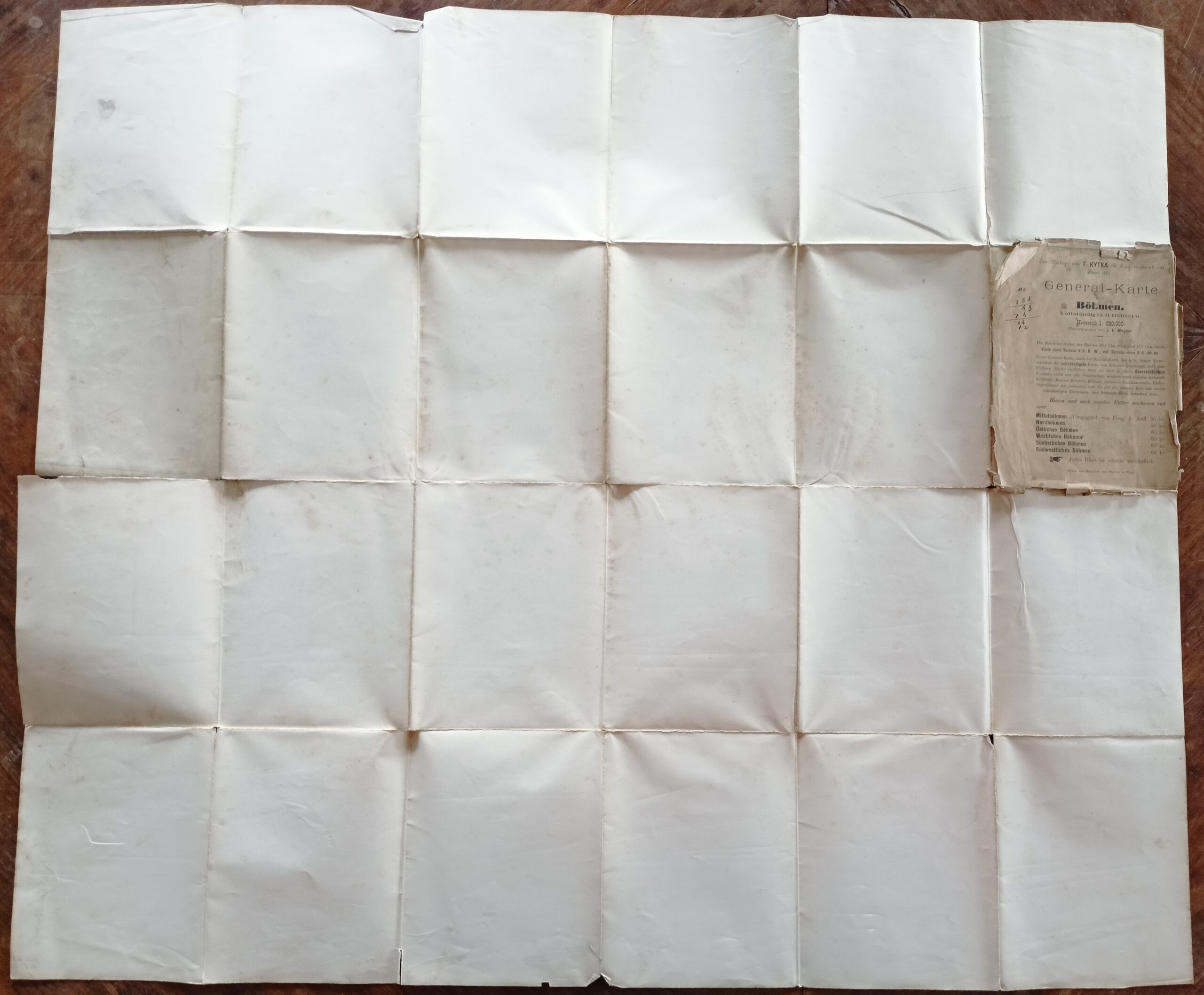 Mapa - SÜDWESTLICHES BÖHMEN. = JIHOZÁPADNÍ ČECHY r. 1882 - Obrázek 7