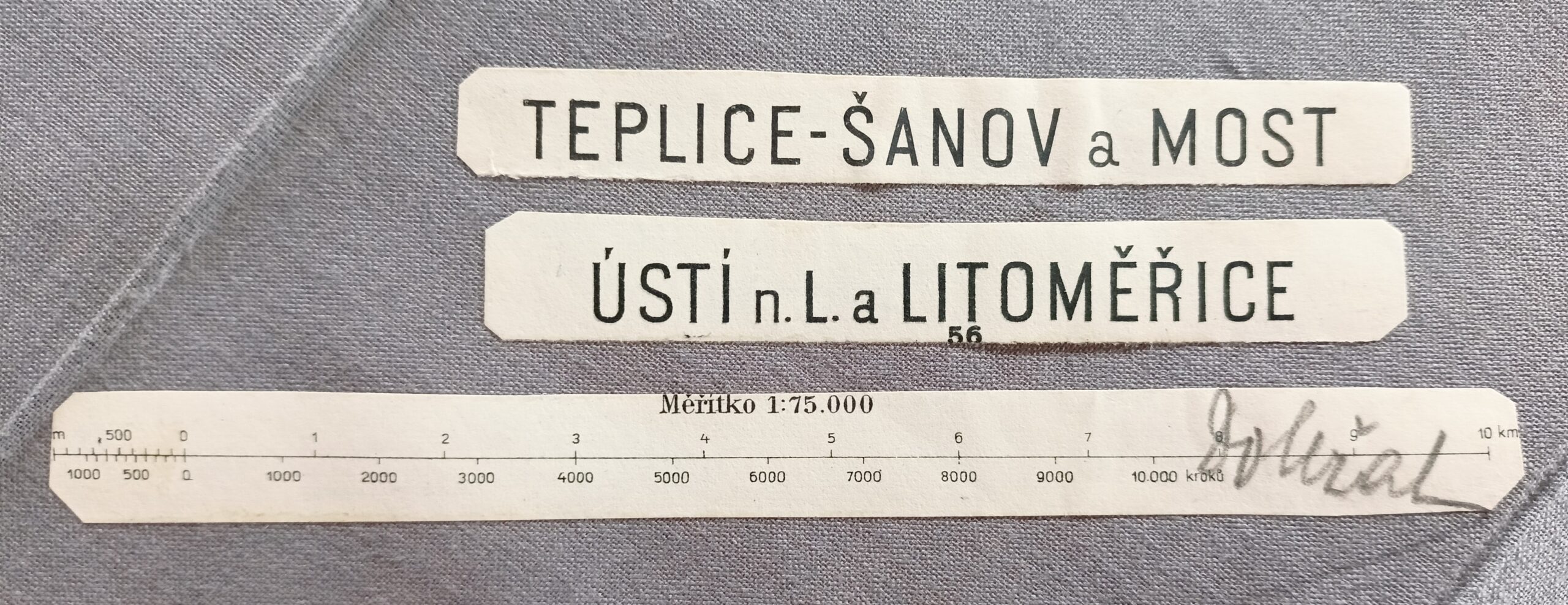Vojenská mapa - TEPLICE - ŠANOV - MOST - ÚSTÍ n. L. a LITOMĚŘICE - Obrázek 2