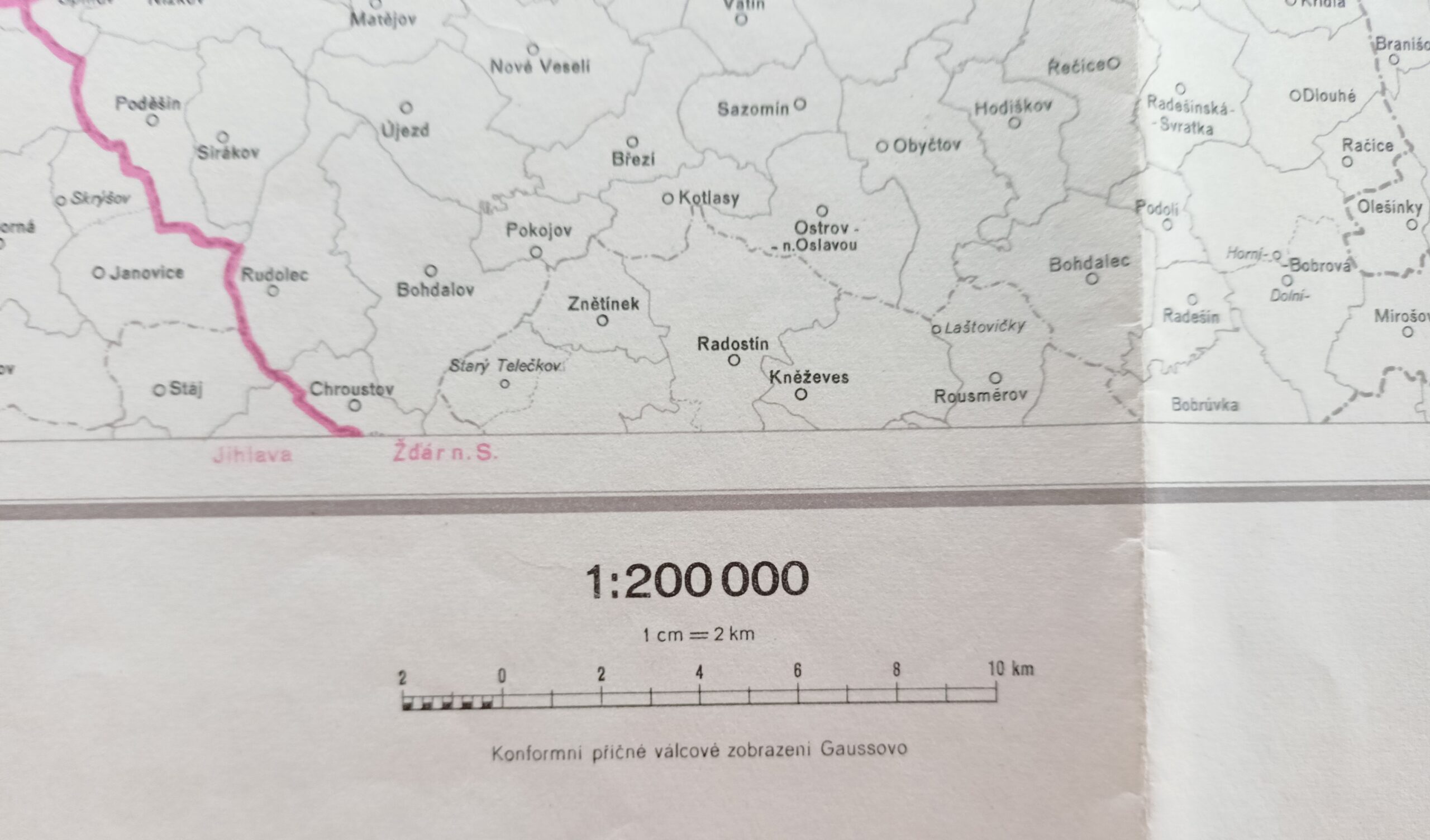 Mapa správního rozdělení ČSR - VÝCHODOČESKÝ KRAJ r. 1960 - Obrázek 5