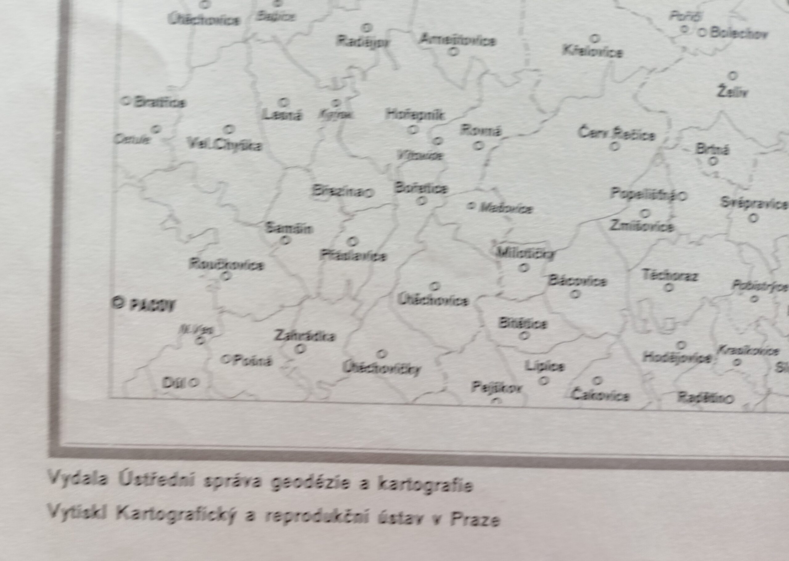 Mapa správního rozdělení ČSR - VÝCHODOČESKÝ KRAJ r. 1960 - Obrázek 6