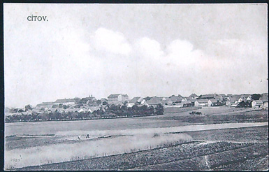 Pohlednice - Okres Mělník - Cítov - Celkový pohled