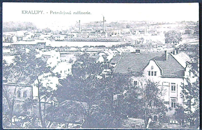 Pohlednice - Okres Mělník - Kralupy nad Vltavou - Petrolejová raffinerie