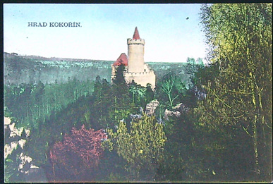 Pohlednice - Okres Mělník - Mělník - Hrad Kokořín