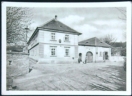 Pohlednice - Okres Mělník - Nelahozeves - Rodinný dům Antonína Dvořáka