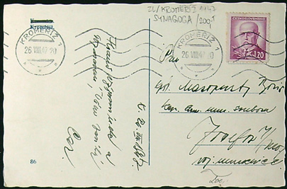 Pohlednice - Okres Kroměříž - Kroměříž - Synagoga - Obrázek 2