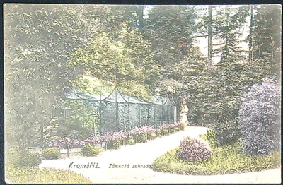 Pohlednice - Okres Kroměříž - Kroměříž - Zámecká zahrada