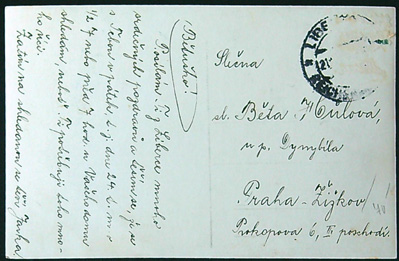 Pohlednice - Okres Liberec - Liberec - Celkový pohled a v dálce Jěštěd - Obrázek 2