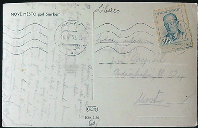 Pohlednice - Okres Liberec - Nové město pod Smrkem - celkový pohled - Obrázek 2