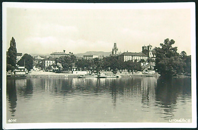 Pohlednice - Okres Litoměřice - Litoměřice - Pohled od Labe